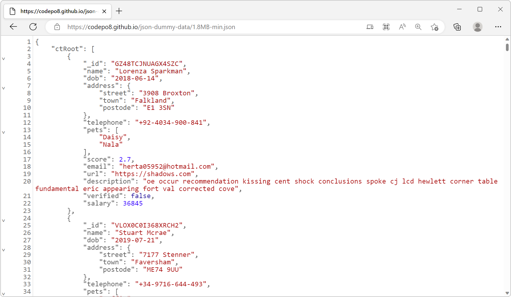 Json Response Date Format Java